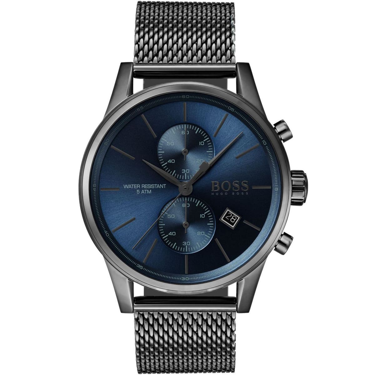 1513677 hugo boss watch men gray metal stainless steel Jet 1