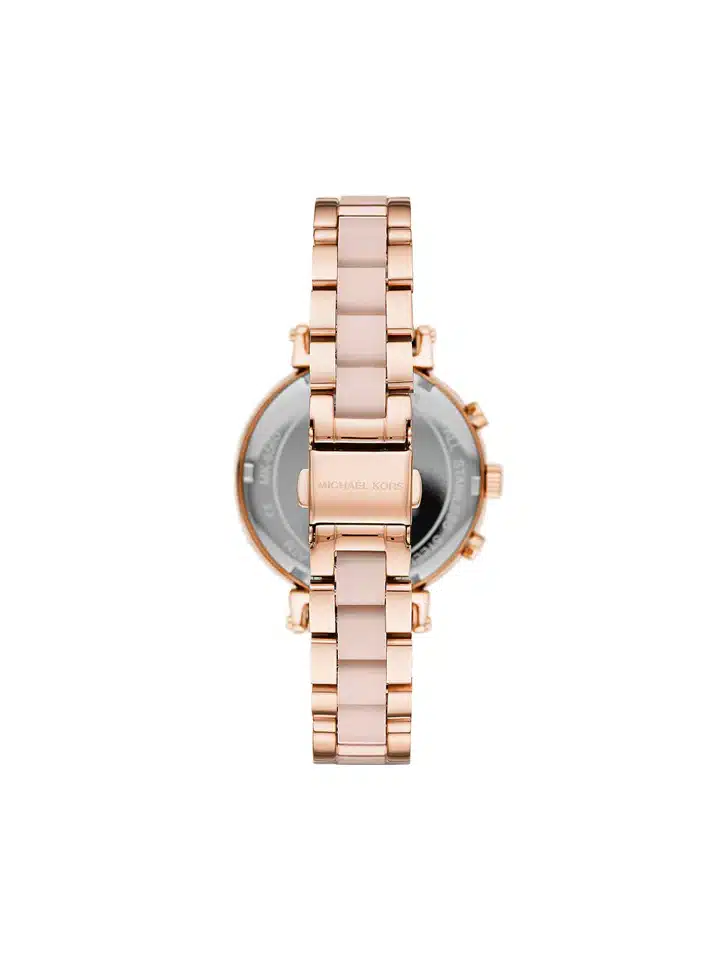 Michael Kors MK6560 Sofie Chronograph Rose Gold Dial Dual Tone Balilene belakang 1024x1024 1