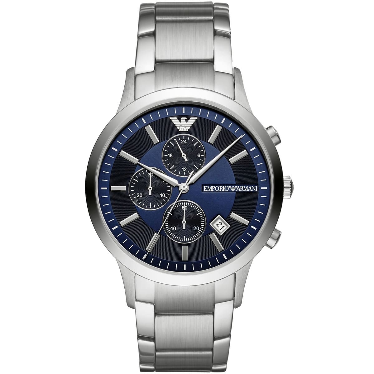ar11164 emporio armani watch men silver metal stainless steel renato 1