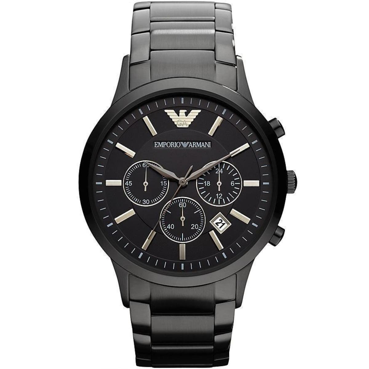 ar2453 emporio armani watch men black metal stainless steel renato 1
