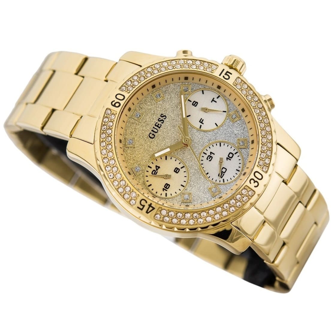w0774l5 guess watch women gold metal confetti 3 1