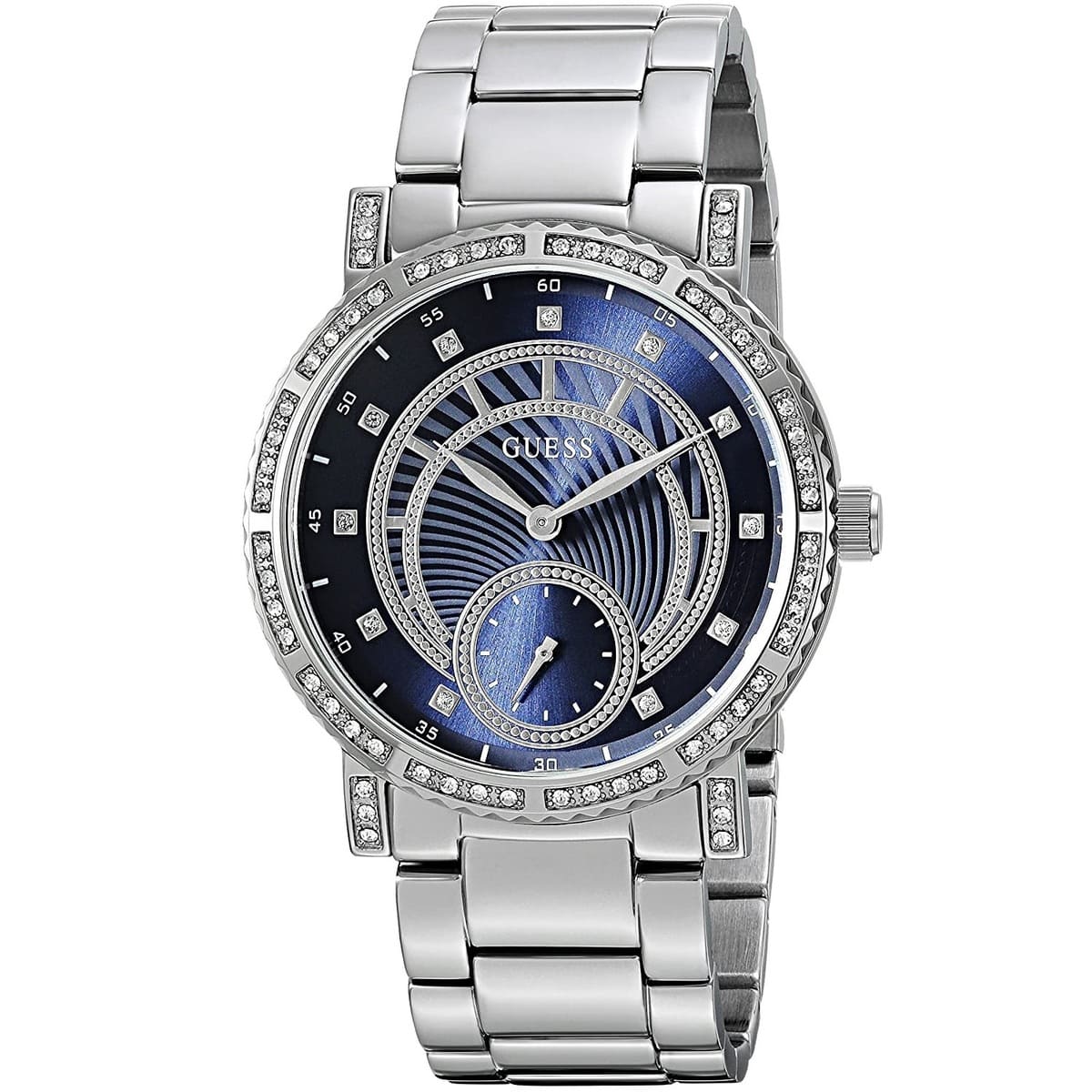 w1006l1 guess watch women silver metal constellation 2 1
