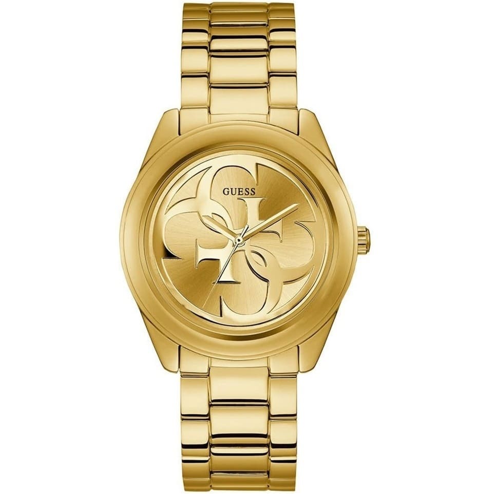 w1082l2 guess watch women gold metal g twist 1