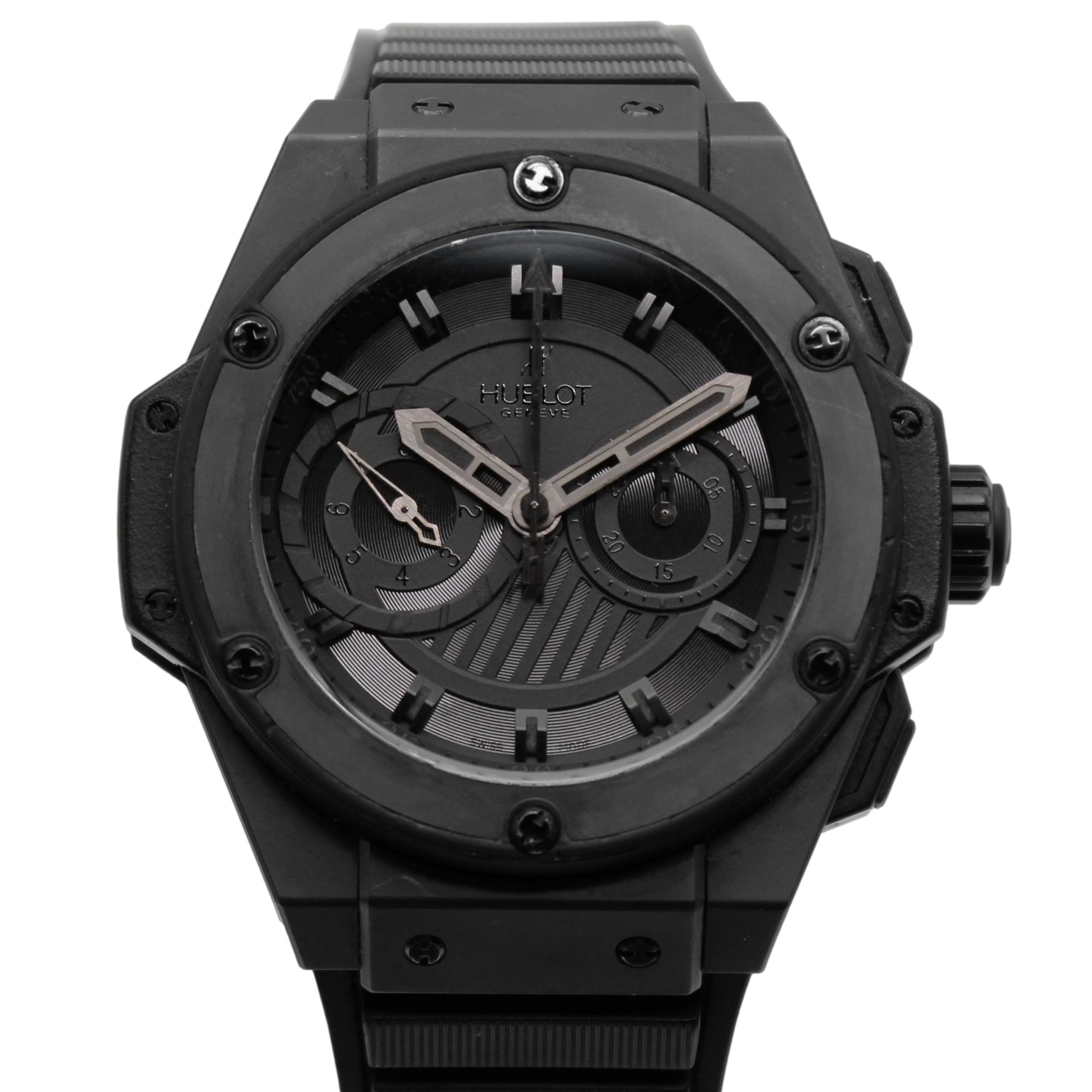 Hublot King Power Foudroyante Chronograph 48mm Black Ceramic 715.CI .1110.RX zaeger