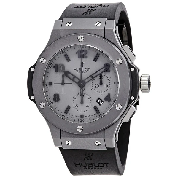 hublot big bang matte grey dial black mens watch