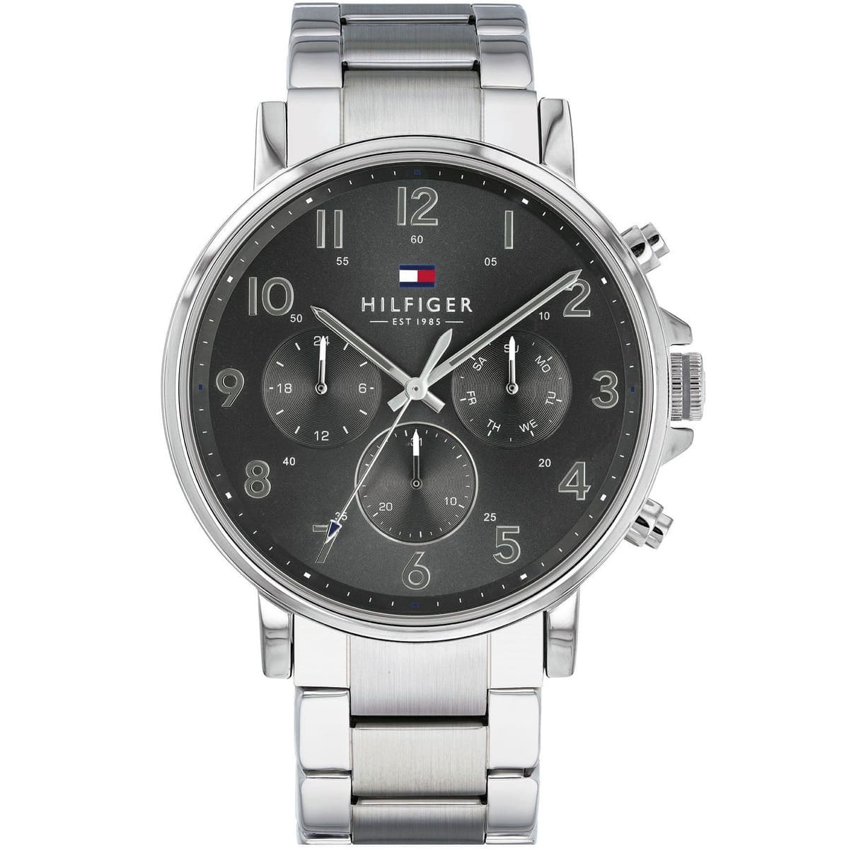 1710382 tommy hilfiger watch men silver metal stainless steel daniel