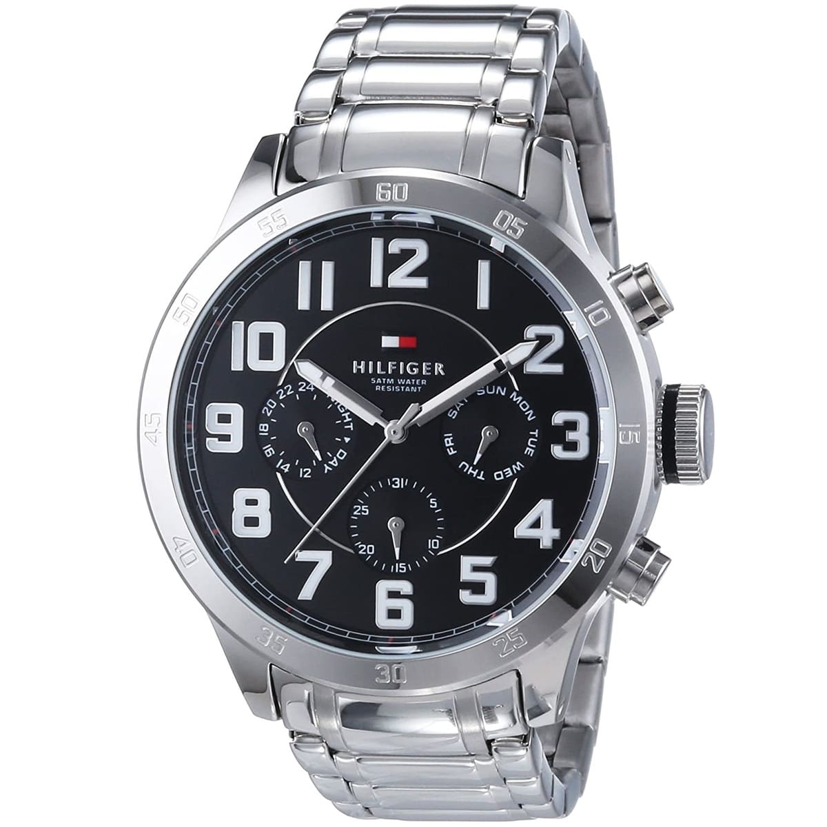 1791054 tommy hilfiger watch men silver metal stainless steel trent 2