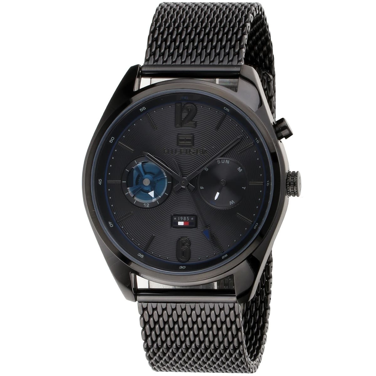 1791547 tommy hilfiger watch men black metal stainless steel deacan 2