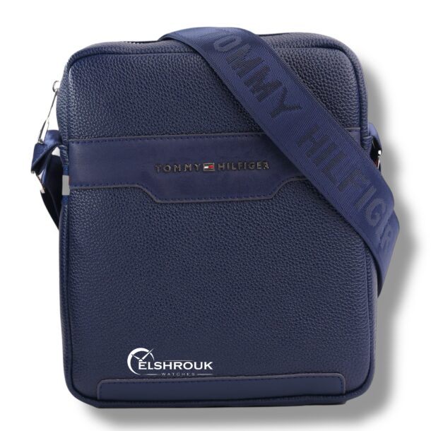 ‎شنطة كروس تومي هيلفيغير رجالي ازرق