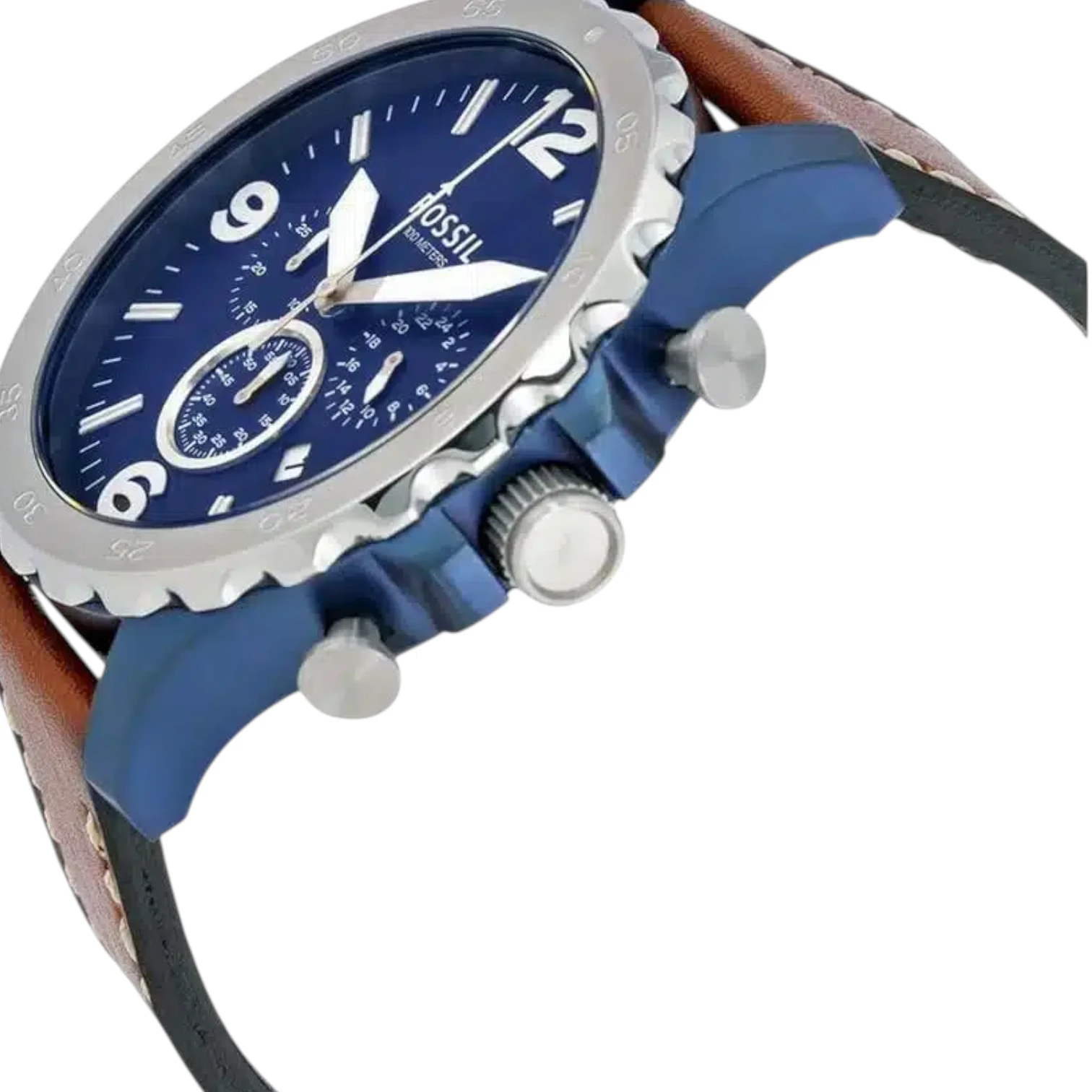 JR1504 original fossil men watch blue dial brown strap nate egypt 2.jpg Photoroom