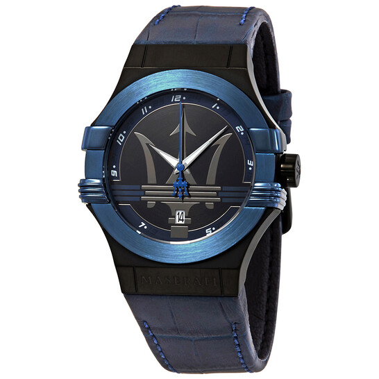 maserati potenza black dial mens watch r8851108007