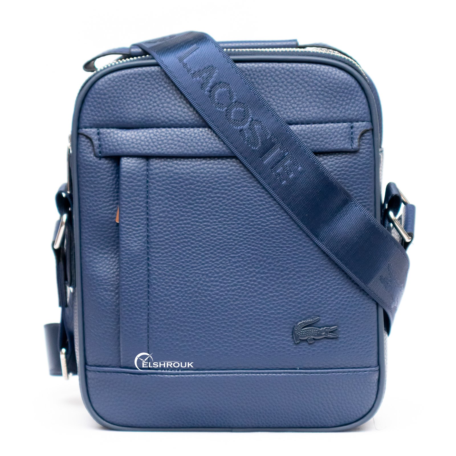 شنطة كروس لاكوست رجالي ازرق