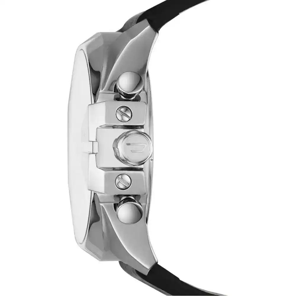 dz4423 original diesel men watch blue dial black leather strap egypt 3