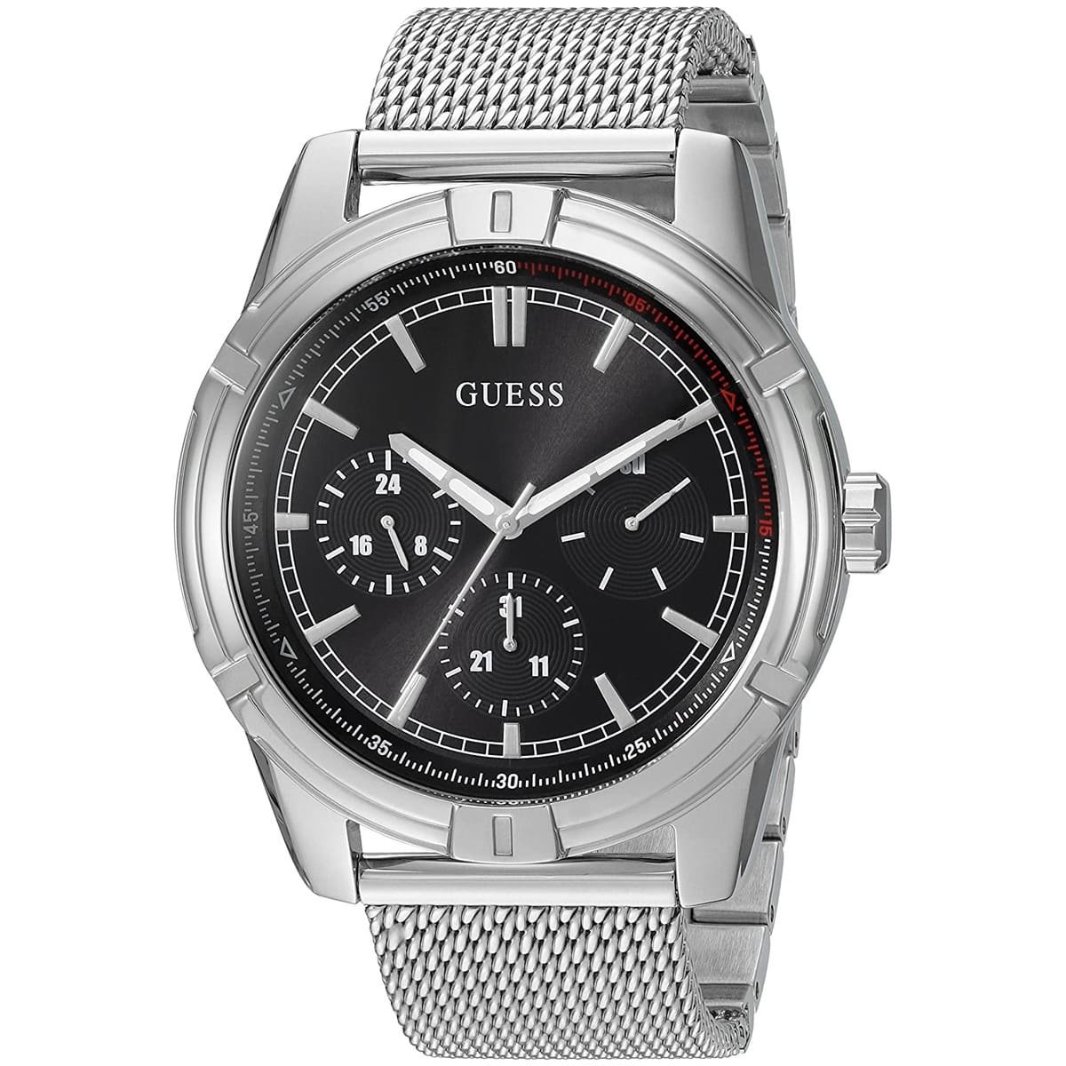 w0965g1 guess watch men silver metal 2
