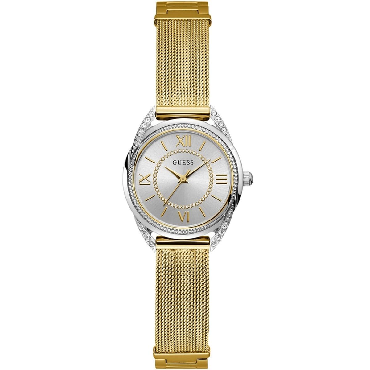 w1084l2 guess watch women gold metal whisper