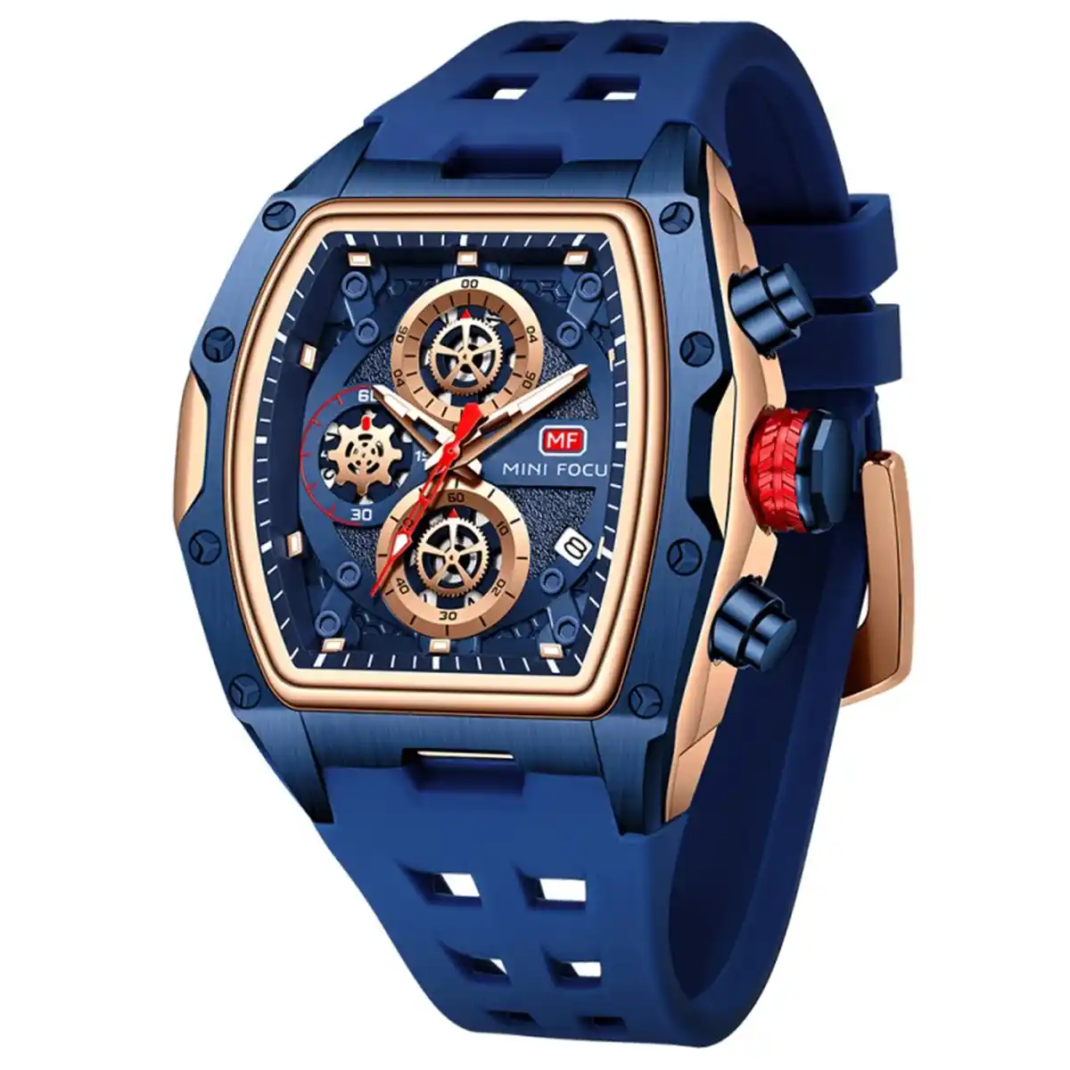 mf0473g.02 mini focus watch men full blue dial rubber strap egypt