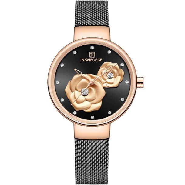 ساعة نافي فورس حريمي NF5013-RG-B-B