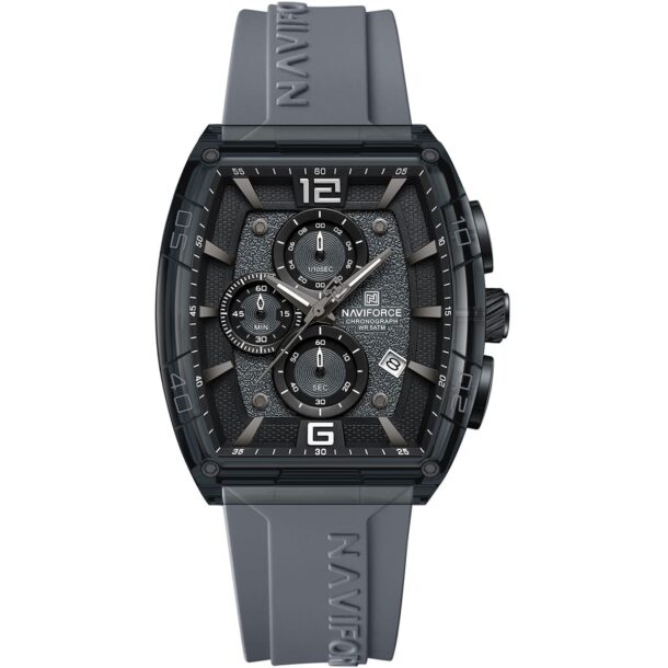 ساعة نافي فورس للرجال NF6101-GY-W-GY