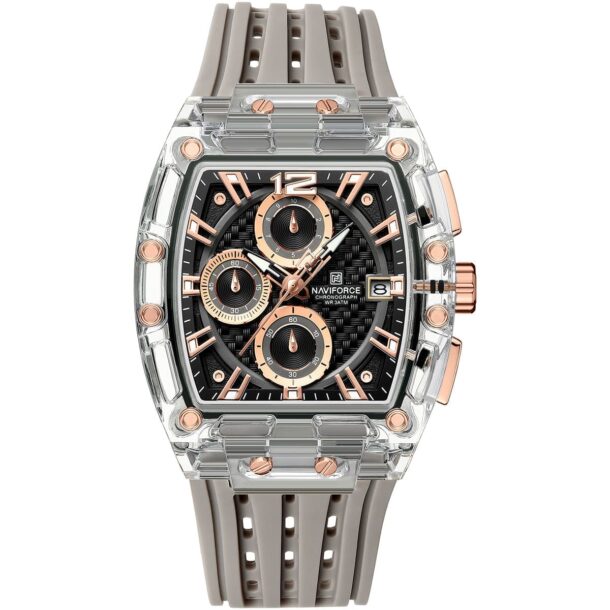 ساعة نافي فورس للرجال NF7105-S-RG-GY