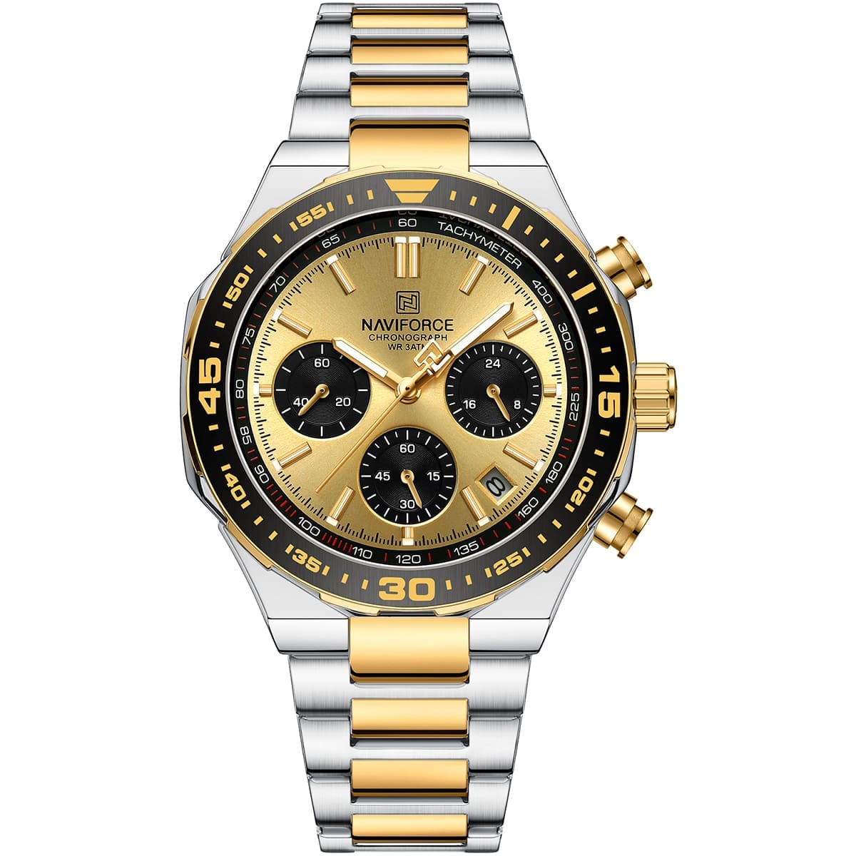 Nf8049-S-G-G-Naviforce-Watch-Chronograph-Wr-3Atm-Men-Gold-Dial-Stainless-Steel-Metal-Silver-Golden-Strap-Quartz-Battery-Analog-For-Dream.jpg nf8049 s g g naviforce watch chronograph wr 3atm men gold dial stainless steel metal silver golden strap quartz battery analog for dream