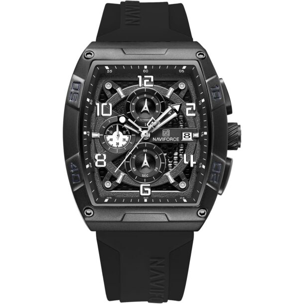 ساعة نافي فورس للرجال NF8052-B-W-B