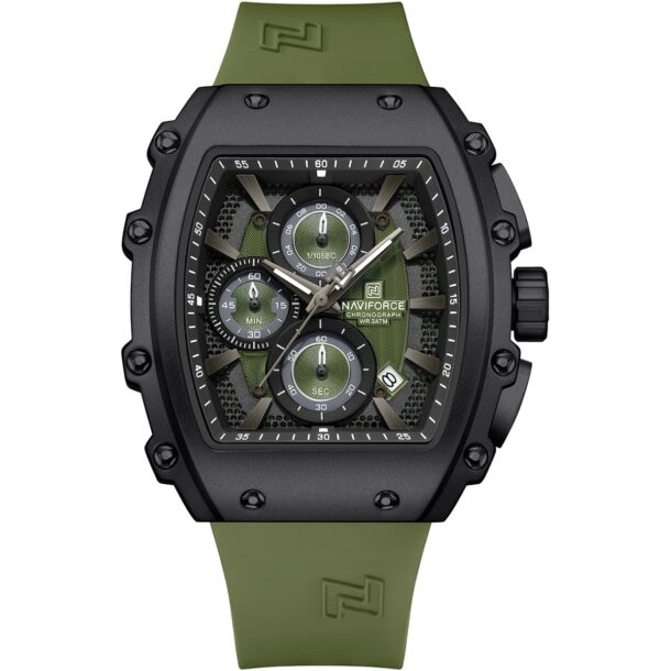 ساعة نافي فورس للرجال NF8070-B-GN-GN
