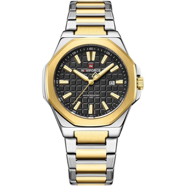 ساعة نافي فورس للرجال NF9258-G-B-G