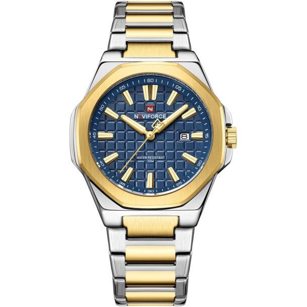 ساعة نافي فورس للرجال NF9258-G-BE-G