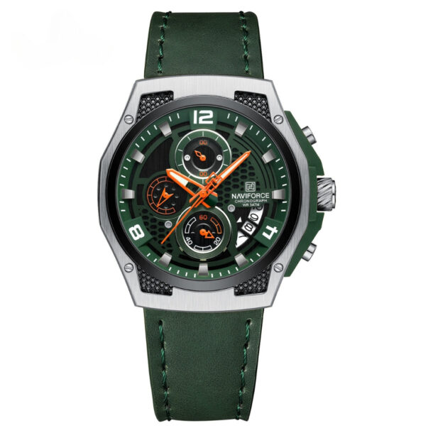 ساعة نافي فورس رجالي NF8051L-S-GN-GN