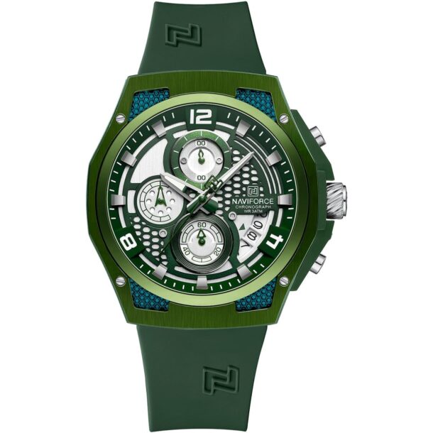 ساعة نافي فورس للرجال NF8051T-GN-GN-GN