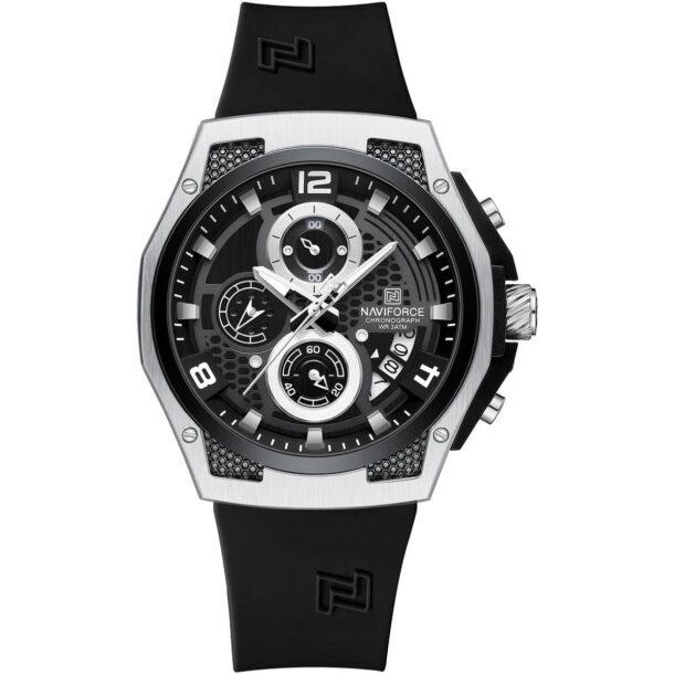 ساعة نافي فورس للرجال NF8051T-S-B-B