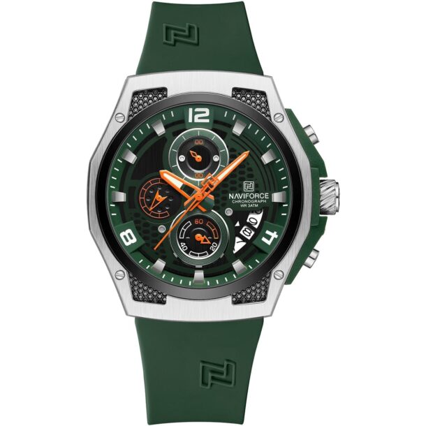 ساعة نافي فورس للرجال NF8051T-S-GN-GN