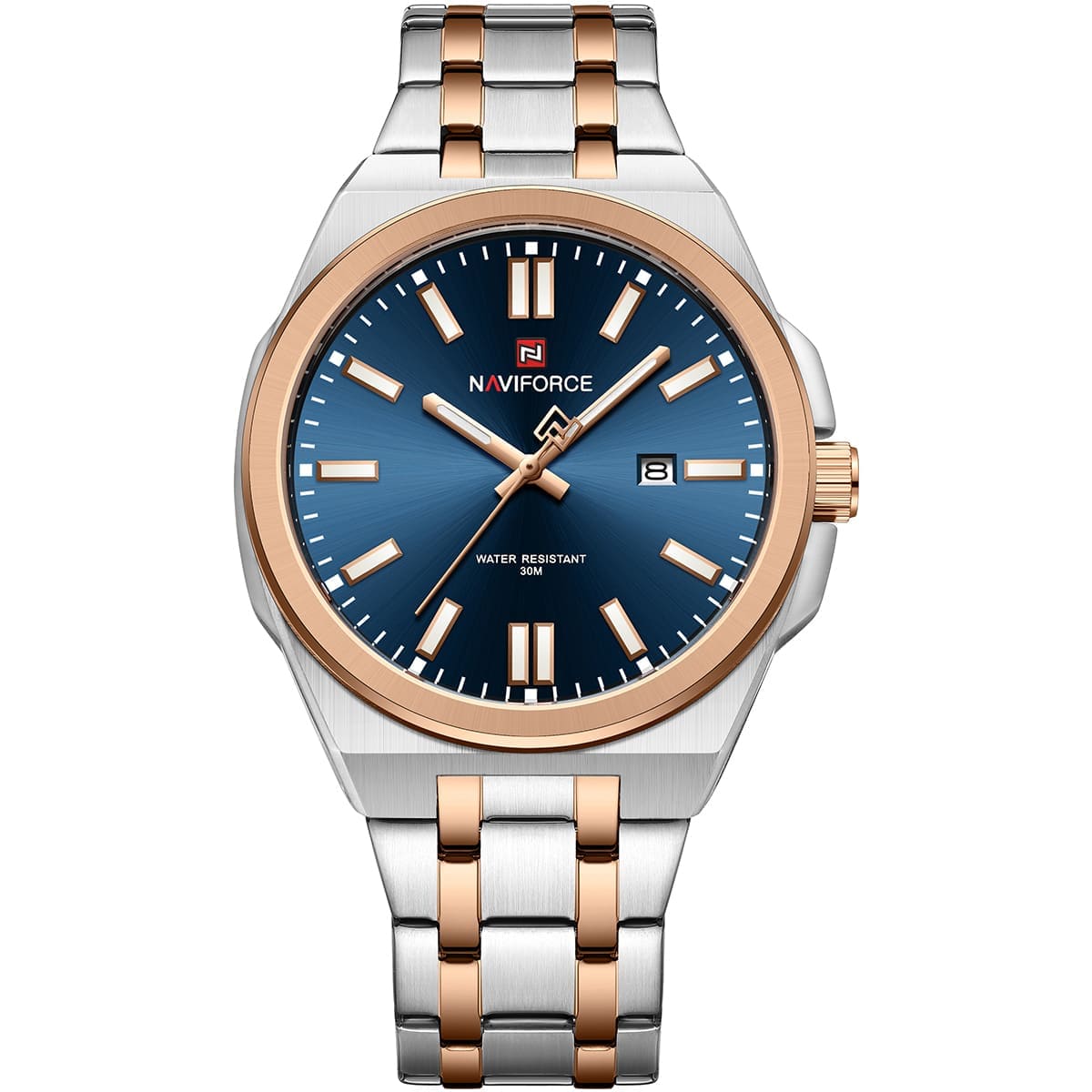 Nf9226-S-Be-Rg-Naviforce-Watch-Water-Resistant-30M-Men-Blue-Dial-Stainless-Steel-Metal-Silver-Rose-Gold-Strap-Quartz-Battery-Analog-Three-Hand-For-Dream.jpg nf9226 s be rg naviforce watch water resistant 30m men blue dial stainless steel metal silver rose gold strap quartz battery analog three hand for dream